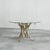 Mid-Century Sheaf of Wheat Coffee with Glass Top from Coco Chanel, 1940s For Sale - Image 3 of 10