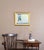 Mid-Century Modern Mid-Century Modern 'Room With a View' Vintage Swedish Original Interior Oil Painting, Framed For Sale - Image 3 of 14