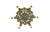 Wooden Floral Carved Ceiling Light in Polychrome from CN Firenze, 1970s For Sale - Image 13 of 14