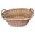 French Antique Market Basket, 1920 For Sale - Image 9 of 9