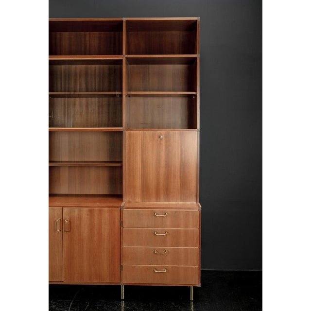 Sideboard with Shelves by Erwin Behr Study for Bmz, 1950s For Sale - Image 16 of 18