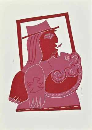Axel Hartenstein, Magic Kiss, Screenprint, Mid 20th Century