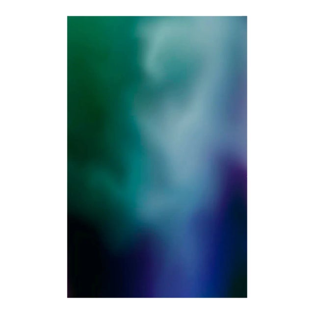 Contemporary Abstract Chromogenic Print Face-Mounted 3mm Matte Plexiglas Photography "Bleed # 202181" by Paul Snell For Sale