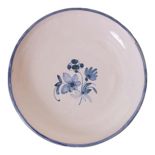 1950s Petite French Painted Plate For Sale