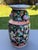 Chinese Vintage Chinese Ceramic Vase W/Butterflies, Flowers & Pomegranate Fruit Handles For Sale - Image 3 of 16