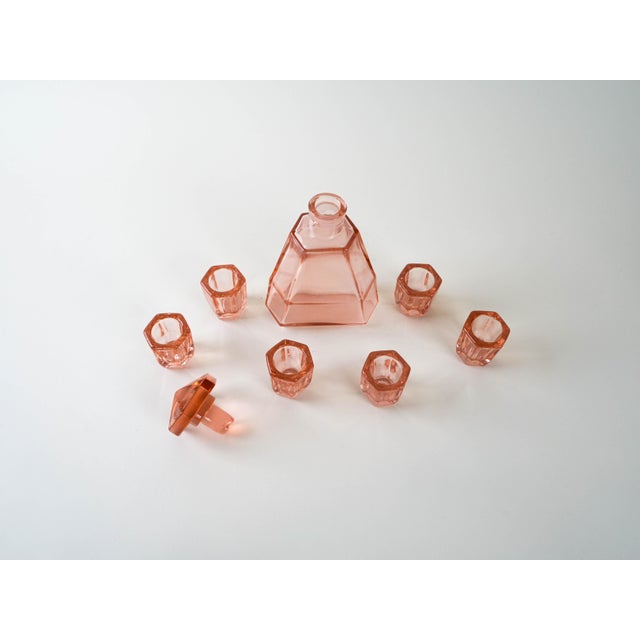 1960s Vintage Italian Alcohol Serving Set, 1960s, Set of 7 For Sale - Image 5 of 8