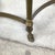 1970s Neoclassical Brass and Octagonal Glass Accent Side Table in the Style of La Barge For Sale - Image 10 of 16