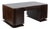 Exceptional Antique Art Deco Large Macassar Ebony Wood Executive Desk For Sale