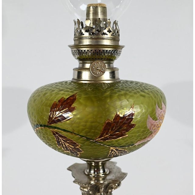 Art Nouveau Oil Lamp, 1900s For Sale - Image 15 of 18