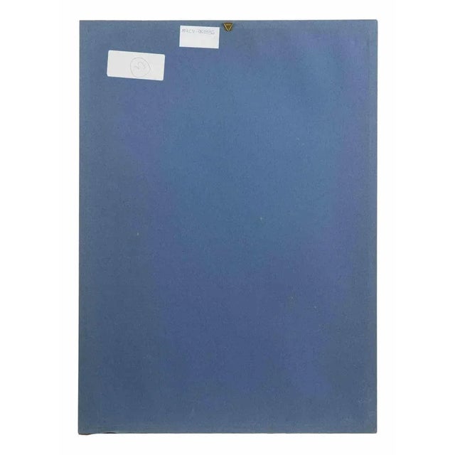 Modern Franco Gentilini, Abstract Flowers, Lithograph, 1970s, Framed For Sale - Image 3 of 4