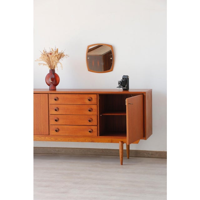 Vintage Scandinavian Teak Sideboard, 1960s For Sale - Image 6 of 17