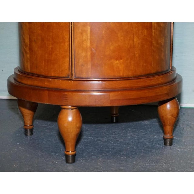 Wood Vintage Walnut Wood Cylinder Cabinet from Willis & Gambier For Sale - Image 7 of 16