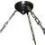 1980s 1980s Bespoke Art Deco Style Novara Faux Alabaster Saucer Chandelier For Sale - Image 5 of 9
