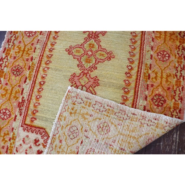 Antique Turkish Oushak Prayer Rug, Western Anatolia, Circa 1900 For Sale - Image 4 of 9
