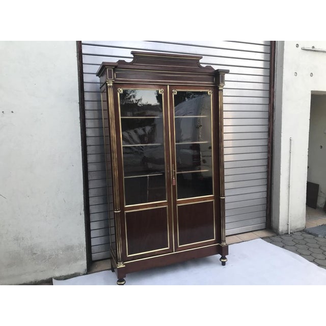 French Empire Style Mahogany Cabinet For Sale - Image 4 of 18