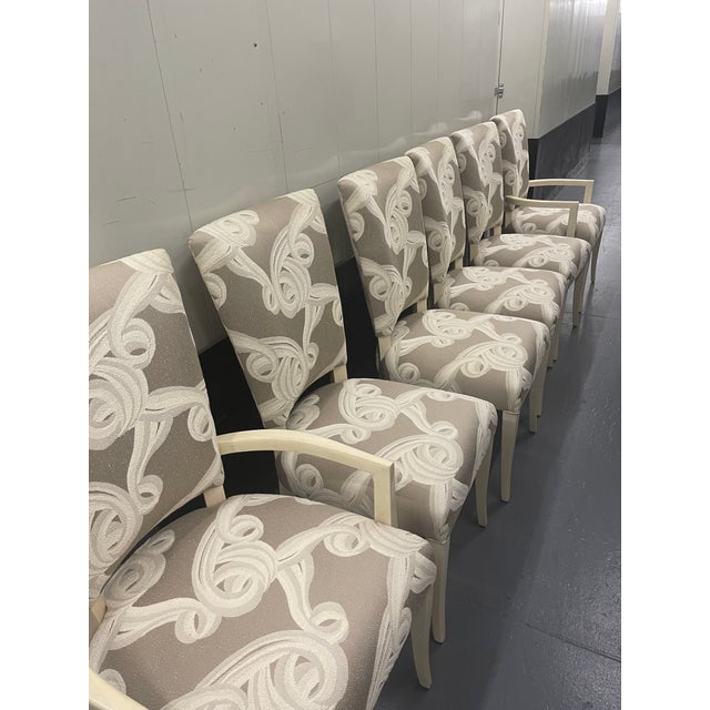 J.Robert Scott Le Petit Dining Chairs- Set of 6 For Sale - Image 12 of 13