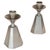 Silver Vintage Swedish Candleholders in Pewter from Gab, 1962, Set of 2 For Sale - Image 8 of 8