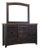 Greenview Sliding Door Dresser - Distressed Black For Sale