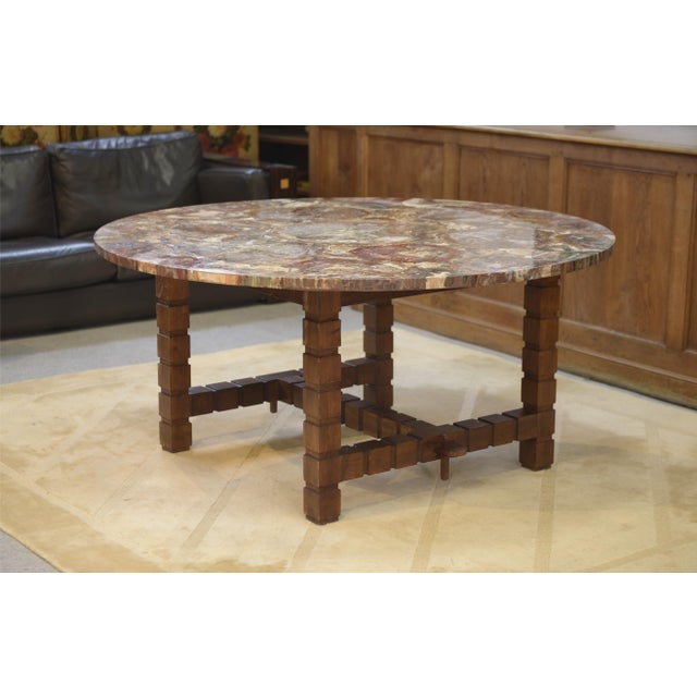 Vintage Wooden Table, 1960s For Sale - Image 10 of 10