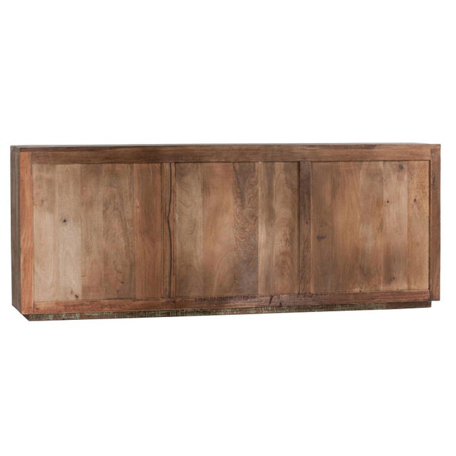 Salvaged Rustic Modern Wood Sideboard For Sale In Los Angeles - Image 6 of 6