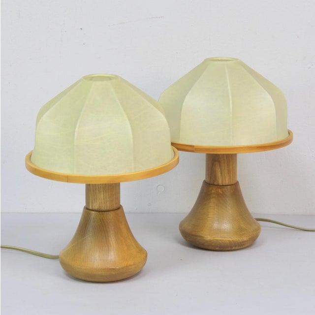 Mid-Century Modern Cocoon Table Lamps, 1960s, Set of 2 For Sale - Image 3 of 8