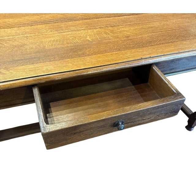 French 19th Century Desk/Table With Drop Leaves For Sale - Image 10 of 12