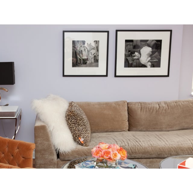 ABC Carpet Upholstered L Shaped Sofa | Chairish