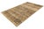 Vintage Hand-Knot Wool Grid Motif Area Rug in Earthy Tones & Slate Blue Accents For Sale - Image 9 of 9
