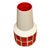 Vintage West German Fat Lava Style Geometric Ceramic Vase For Sale - Image 4 of 5