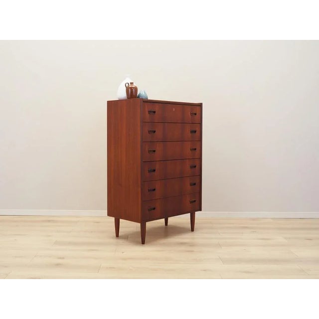 1970s Vintage Danish Teak Chest of Drawers, 1970s For Sale - Image 5 of 12