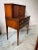 Wood English Edwardian Style Mahogany Inlaid Secretary Writing Tambour Desk. For Sale - Image 7 of 11