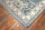 1930s Blue-White Medallion Antique Indian Agra Rug Knotted Pile 4' 1" X 6' 8" Cotton Carpet For Sale - Image 4 of 4