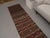 1970s 1970s Vintage Handmade Wool Cotton Brown Runner Rug For Sale - Image 5 of 11