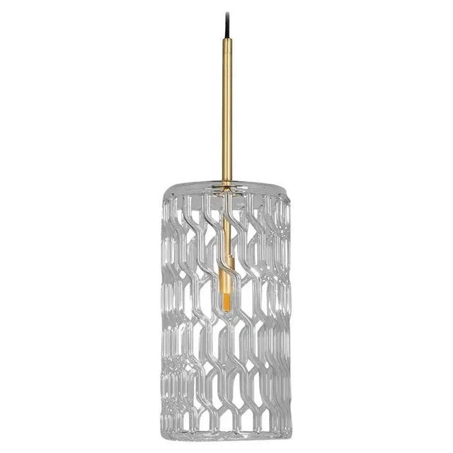 Diane Brass Pendant Light by Schwung For Sale - Image 6 of 6