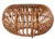 Rattan Ottoman Stool Pouf Attributed to Franco Albini Made in Italy Circa 1970s For Sale - Image 9 of 12