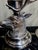 1950s Pair of Carole Stupell Stag Silverplate Hurricane Lamps For Sale - Image 10 of 13