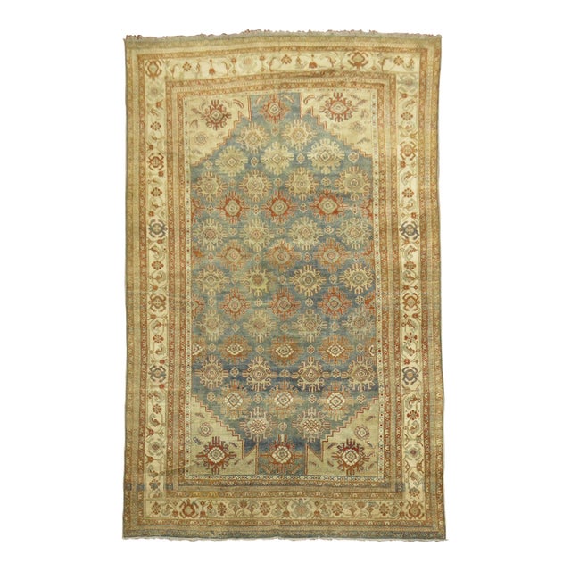 1920s Beautiful Room Size Persian Malayer Rug For Sale
