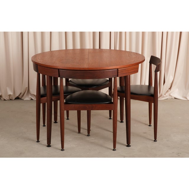 Vintage Hans Olsen Roundette Dining Set for Frem Røjle, Expandable to 6 Seats For Sale - Image 18 of 18