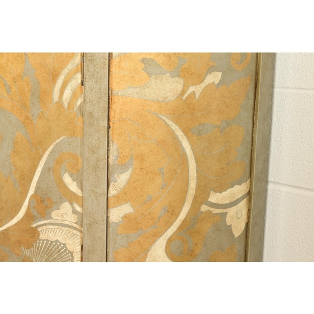 Italian Neoclassical Paint Decorated Demilune Cabinet For Sale - Image 9 of 15