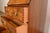 Brown Georgian Cherry and Burl Wood Drop Front Secretary Desk With Lighted Bookcase Hutch by Jasper Cabinet Co. For Sale - Image 8 of 15