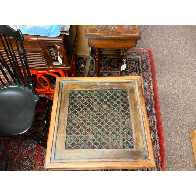 Late 20th Century 20th Century Mission Style Side Table For Sale - Image 5 of 8