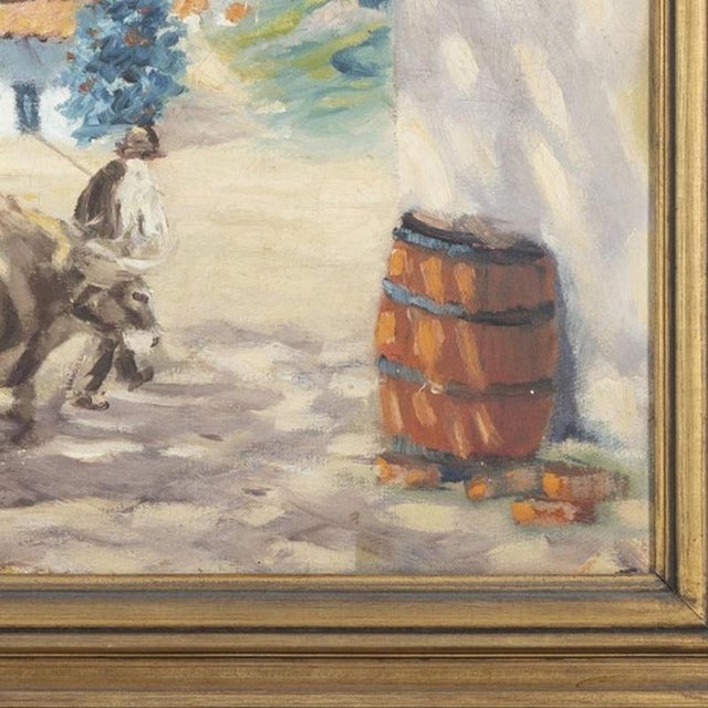 Augusto Gomes Martins, Rural Landscape, Oil on Canvas For Sale - Image 5 of 6