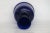 Mid Century Cobalt Blue Glass Wide Bottle Vase For Sale - Image 9 of 11