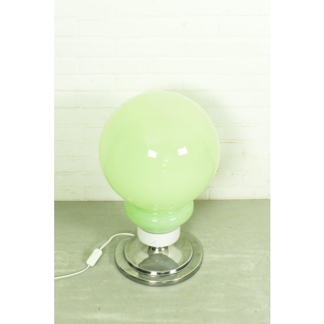 Large Space Age Italian Murano Glass Table Lamp, 1970s For Sale - Image 6 of 10