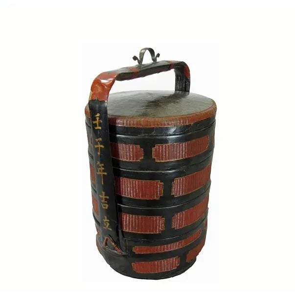 Early 20th Century Antique Chinese Bamboo Food Basket For Sale - Image 11 of 11