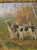 The Beginning of the Hunt, French Oil Painting by Marie Calves (1883-1957) For Sale - Image 13 of 18