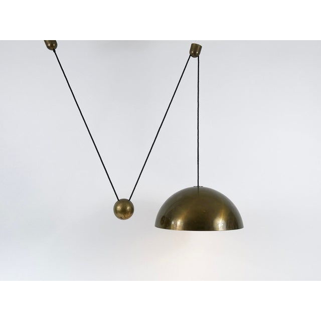 Large Solan Counter Balance Pendant Lamp by Florian Schulz, 1970s For Sale - Image 4 of 18