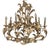 Florentine Art Gold Handmade Painted Metal 10 Light Wrought Iron Chandelier from Simoeng, Italy For Sale - Image 14 of 14