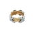 Tiffany and Co. Tiffany & Co. Schlumberger Diamond X Band Platinum 18k Gold 4 Row Size 6.25 For Sale - Image 4 of 7