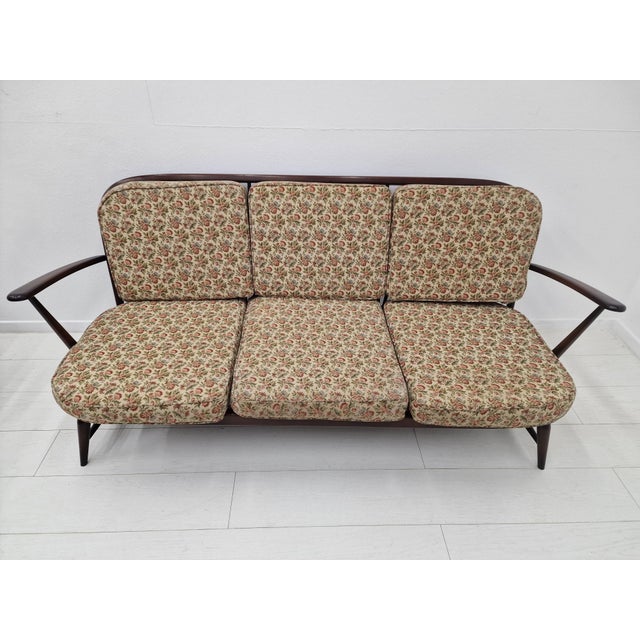 1950s Windsor Sofa and Lounge Chairs by Lucian Ercolani for Ercol, 1950s, Set of 3 For Sale - Image 5 of 18